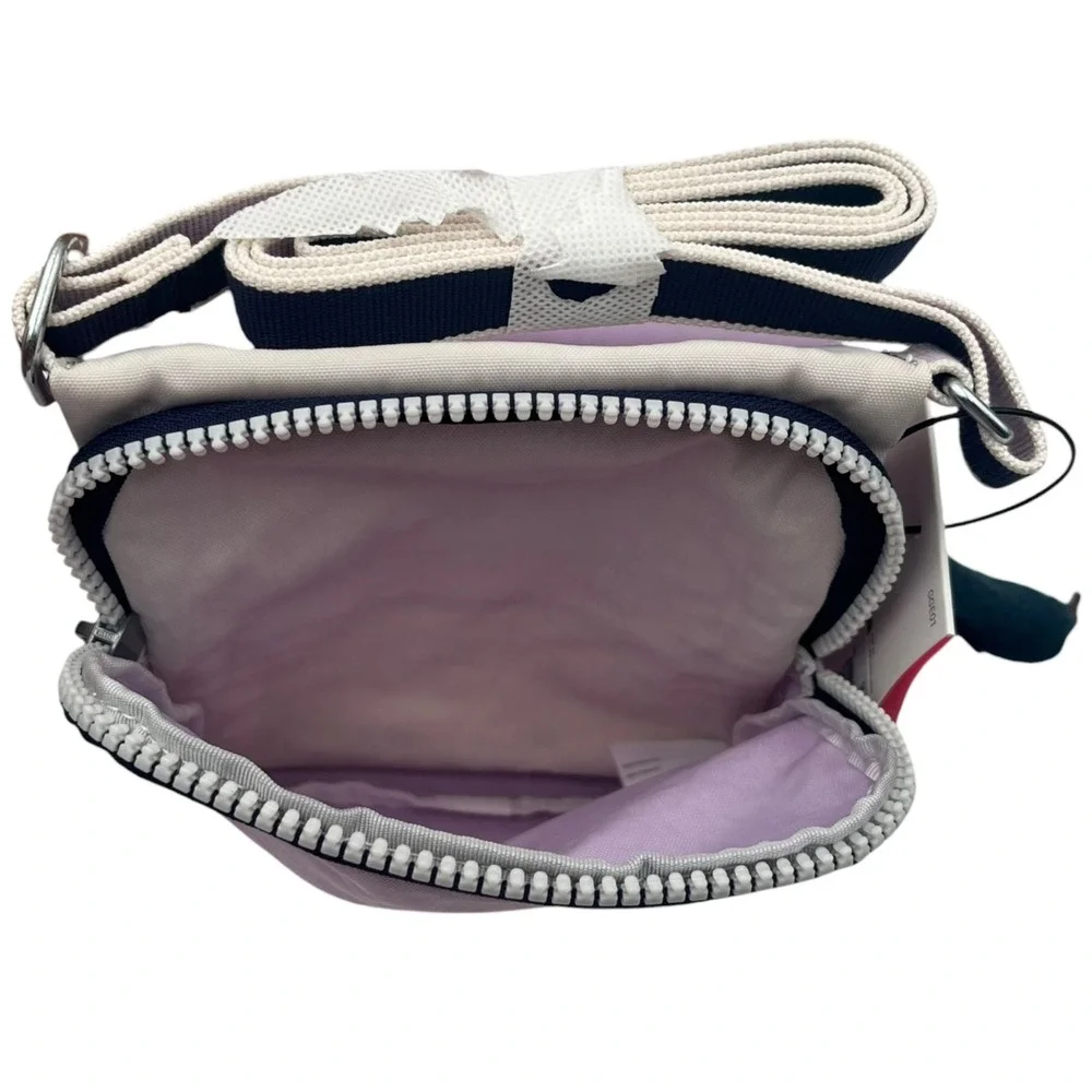 Kipling Eldorado Women's Small Nylon Crossbody Bag Lilac Tan Water Resistant